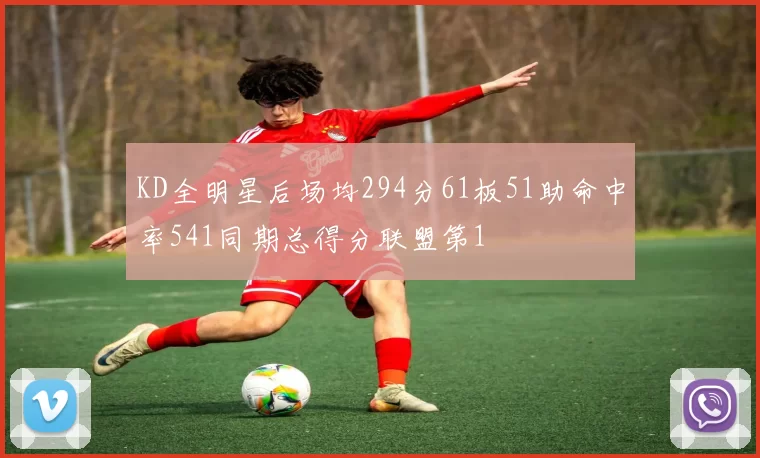 KD全明星后场均294分61板51助命中率541同期总得分联盟第1
